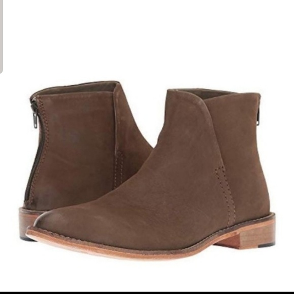 Free People Shoes - Free People.Century Flat Taupe Ankle Boots